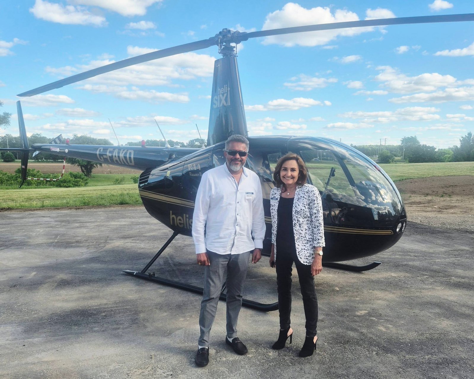 Visiting a local aviation business