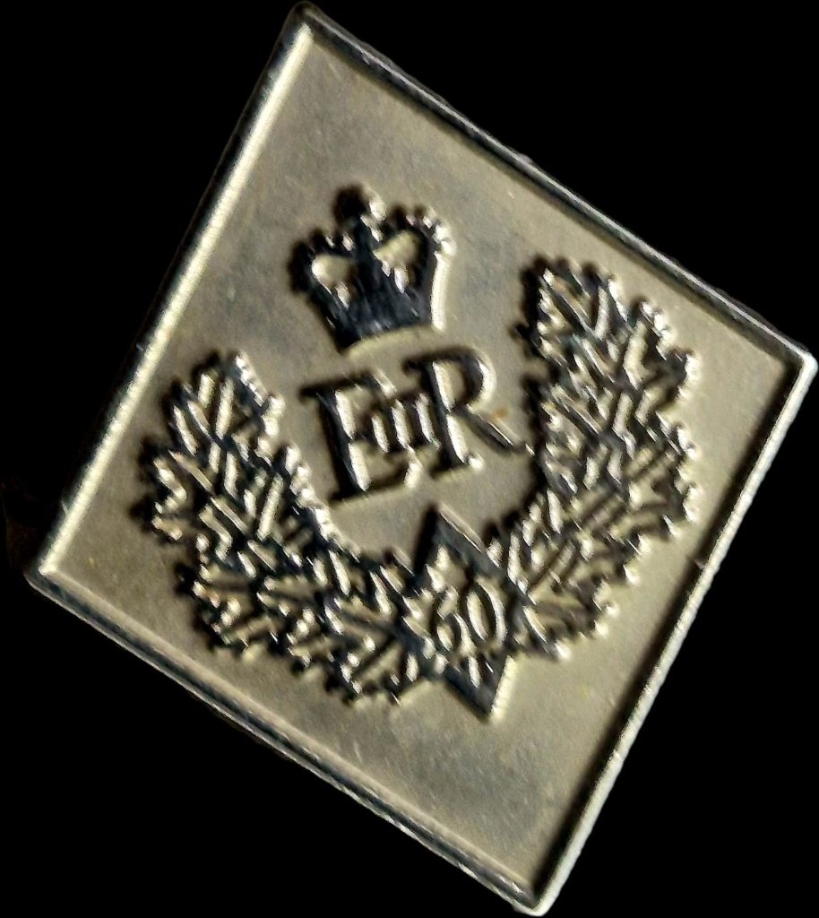 Queen Elizabeth II Diamond Jubilee commemorative pin